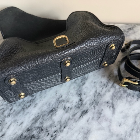 Dooney & Bourke Black Pebbled Leather Vintage Satchel - Picture 4 of 9